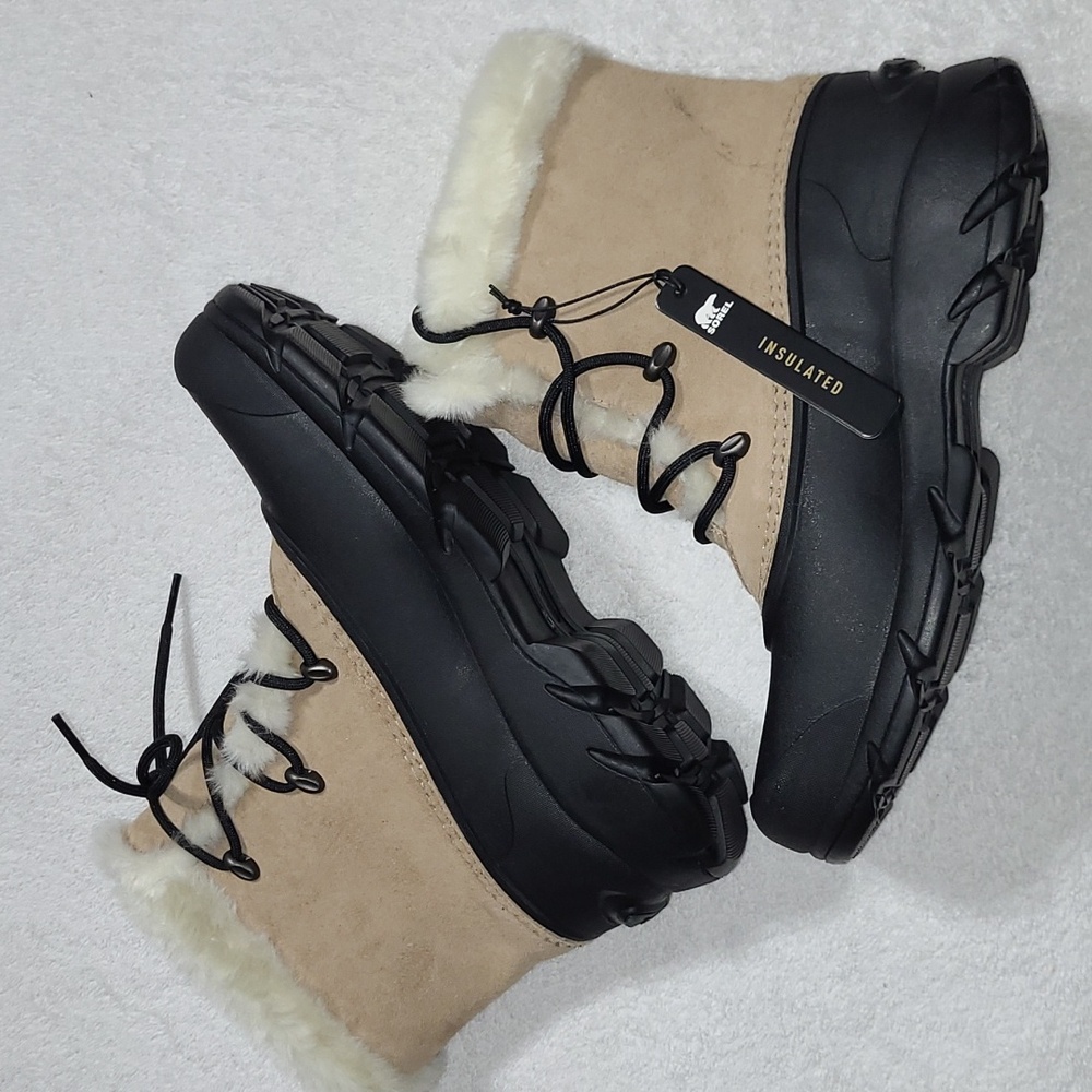 Sorel Snow Angel Lace-Up Waterproof Boots Size 8 and 7 - Picture 4 of 9